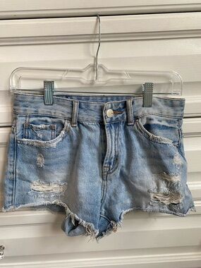 Denim shorts